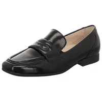 Gabor Slipper / Mokassin 42.424, Lack/Brush, Schwarz, Damen -