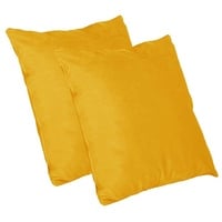 Hti-Living Kissen Nathalie Unifarben 2er-Set Gelb