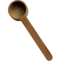 Layba Holz Kaffeedosierlöffel Set, Kaffeemesslöffel, Aus Walnussholz 25ml) /