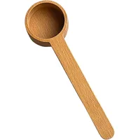 Layba Holz Kaffeedosierlöffel Set, Kaffeemesslöffel, Aus Buchenholz 25ml) /