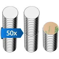 ECENCE Neodym Klebe-Magnete selbstklebend Magnet Scheibe stark rund klein