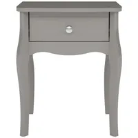 VCM ebuy24 Nachttisch 1 Schublade grau.