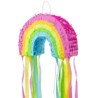 Partydeco Regenbogen-Pinata 20 cm x 30 cm x 10