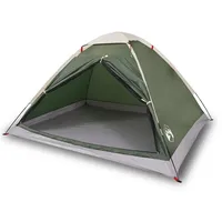 VidaXL Kuppel-Campingzelt 4 Personen Grün Wasserdicht
