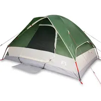 VidaXL Kuppel-Campingzelt 4 Personen Grün Wasserdicht