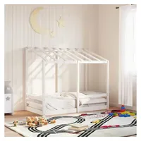 VidaXL Kinderbett mit Dach 70 x 140 cm Kiefer