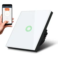 Maclean Brackets Maclean MCE715W Smart WiFi Touch Lichtschalter Kompatibel