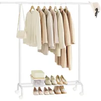 Songmics Garderobenständer HSR134W01 wolkenweiß