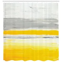 ABAKUHAUS Duschvorhang 175 x 180 cm gelb