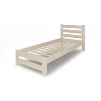 Home collective Holzbett 90x200 cm mit Lattenrost Modern Bett