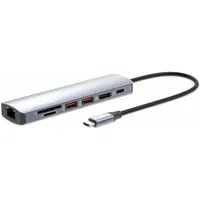 Manhattan 7-in-1 4K USB-C Dockingstation 1xHDMI 2xUSB 10Gb/s
