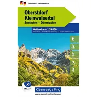 Kümmerly+Frey Outdoorkarte Deutschland 1 Oberstdorf, Kleinwalsertal 1:35.000