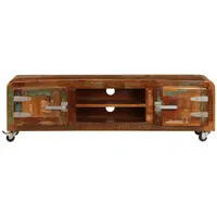 VidaXL TV-Schrank 120x30x36 cm Altholz Massiv