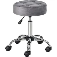 Homcom Salonstuhl mit Rädern drehbar 35 x 35 x