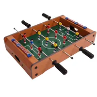 Mendler Mini Fußballkicker HWC-J68, Tischspiel Tischkicker inklusive Zubehör, Holz