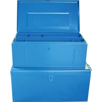 E/D/E Stahlblechkoffer blau 910x530x430mm (H)