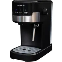 Gastronoma 18110002 - Espressomaschine mit gemahlenem Kaffee und Milchaufschäume