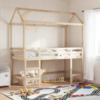 VidaXL Dach für Kinderbett 207x80,5x151,5 cm Massivholz Kiefer