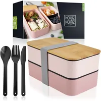 Moritz & Moritz Bento Box Kinder in Pink –