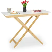 Relaxdays Klapptisch 105 x 70 x 50 cm mehrfarbig