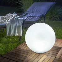 Esotec Solarkugel für außen ⌀=40cm 7 Farben 6500K AKKU