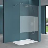 Doporro Luxus Duschwand für Dusche Duschabtrennung 80x200cm Walk-In Dusche