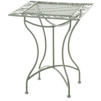 CLP Eisentisch Asina 60 x 60 cm antik-grün