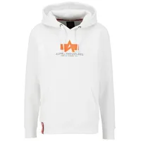 Alpha Industries Basic Rubber Kapuzenpullover White M