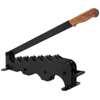 ECD Germany Holzspalter Schwarz, Metall, 10x12x11.5 cm, Gartenzubehör, Gartenpflege,