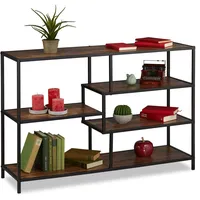 Relaxdays Regal Regal (115 x 33 x 79 cm,