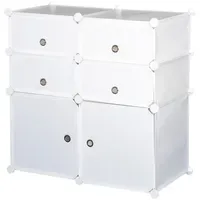 Homcom Schuhschrank 37 x 73 x 75 cm weiß