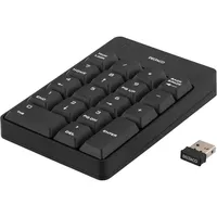 Deltaco Wireless Numpad Black - Numpad - Schwarz