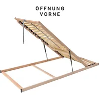 Betten-ABC Madera Lattenrost für Bettkastenfunktion 7-Zonen, 28 Federleisten, Birkenschichtholz
