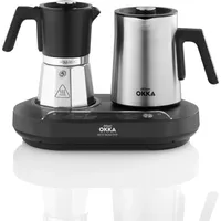 Arzum Okka Rich Moka Pot OK0027, Espressokocher, Schwarz,