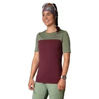 Dynafit Traverse S-Tech Kurzarm-t-shirt - Burgundy - M-L