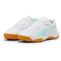 Puma Solarflash III Jr Indoor Court Shoe, Puma White