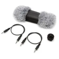 Tascam AK-DR70C Zubehörpaket für DR701D / 70D (2 Kabel+Blitzschuh+Windschutz)