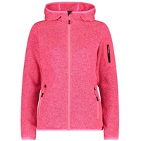 CMP Damen Knit-Tech-Jacke mit Fester Kapuze-3h19826 Fleecejacke, Gloss-Anthrazit, D36