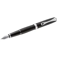 Diplomat Füllfederhalter Excellence A2 lapis schwarz matt chrom EF