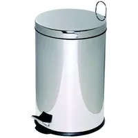 Alco Tretabfalleimer Stahl kunststoffbeschichtet 20l chrom