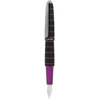 Diplomat Füllhalter Elox ring schwarz/lila