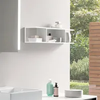 Duravit Regal Ketho.2 80x15x17cm, hor, 3 Fäch., weiß Hochglanz