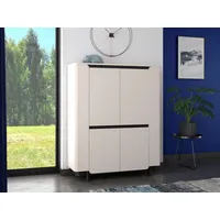 Höffner Highboard Softclose ¦ beige ¦ Maße (cm): B: