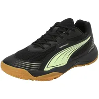 Puma Solarflash III Indoor Court Shoe, Black-Fizzy Apple, 40