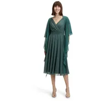 Vera Mont Damen Chiffonstola mit Volant Dark Emerald,M -