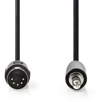 Nedis CAGL20100BK20 - Audio kabel 5-pol DIN 5-Pin Stecker