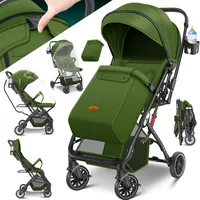 Kidiz KIDIZ® Kinderwagen Kinderbuggy klappbar Liegebuggy Sportwagen Faltbar 360°