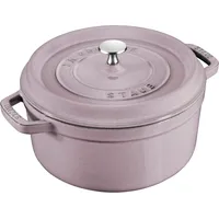 Staub Cocotte 24 cm rund kirschblüte 