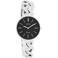 Oozoo Damen Armbanduhr Vintage Series Analog Metall silber UOC20356