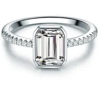 Trilani Ring Sterling Silber Zirkonia in 60 Damen